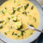 Slow Cooker Broccoli Cheddar Soup