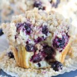 Blueberry Muffins With Streusel Crumb Topping